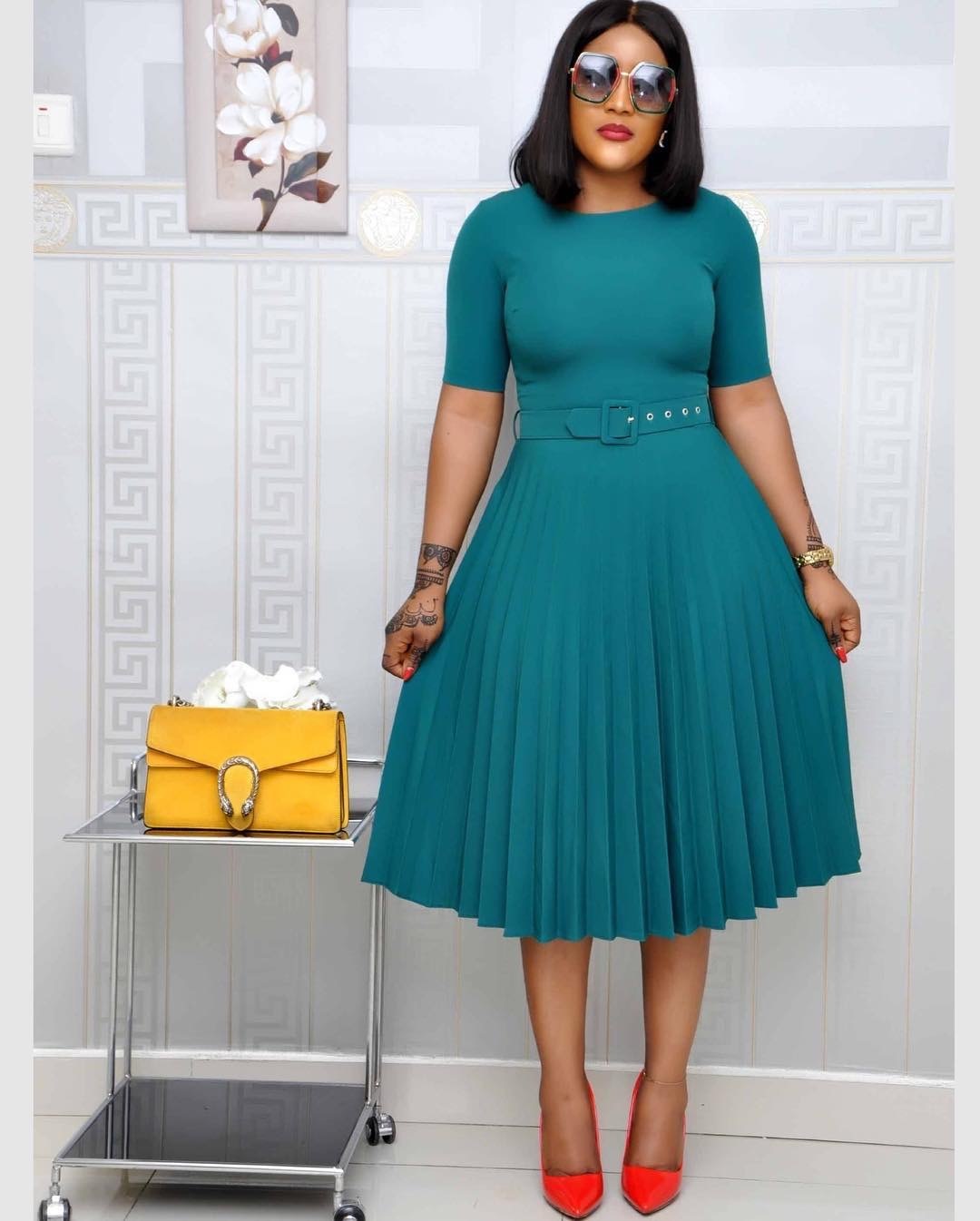 Pleated (Plus-Size Dress)