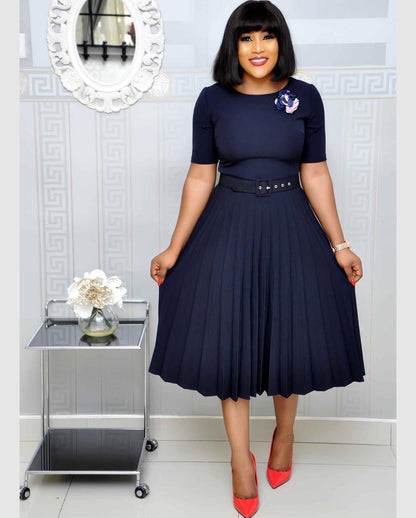 Pleated (Plus-Size Dress)