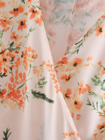 Orange's Floral (Dress)