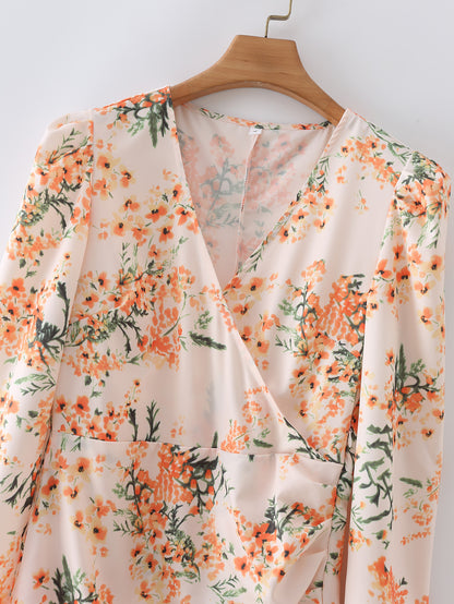 Orange's Floral (Dress)